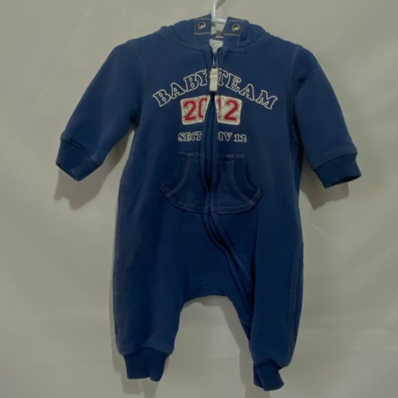 H&M Baby ❤️ Hooded Romper Size 2-3 Months (PRE-LOVED) - Picture 2 of 6